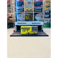 Mini GT 497 Porsche 911 Turbo S Racing Yellow