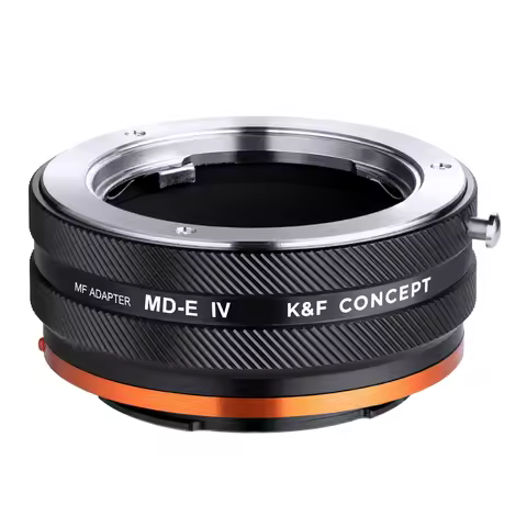 K&F Concept MD-E IV PRO Minolta MD Mount Lens to Sony E FE Mount Camera Adapter Ring for Sony A3500 