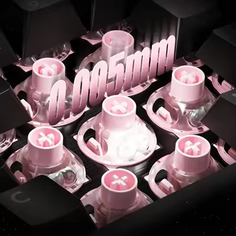 GravaStar UFO Pink Peach Magnetic Switch Linear RT0.001mm Custom Peach-shaped Light Guide Column Swi