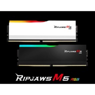 G.SKILL Ripjaws M5 RGB for AMD DDR5 RAM 32GB (2x16GB) 6000MT/s CL36-48-48-96 1.25V Desktop Computer 