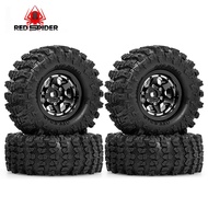 1.3 Inch Bobcat Tire 66mm Tyre Metal Wheel Set for TRAXXAS 1/18 TRX-4M RC Car Metal Upgrade OP Acces