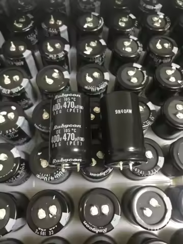 2024 Japan Ruby RUBYCON 400v470uf VXG 30x50mm aluminum electrolytic capacitor Odroid real 470uf 400v