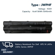 (ส่งฟรี ประกัน 1 ปี) แบตเตอรี่ โน๊ตบุ๊ค Compatible with Dell XPS 14 L401x L501x XPS 17/17 3D Series 