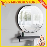 round mirror wall mirror bathroom toilet mirror mirror for toilet MATYSH Bathroom Hanging Mirror 40/