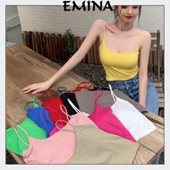 Emina Women'S Bra Bra Blouse 2 Thin Straps Soft Multi-Color Bra BR20