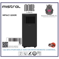 Noir by Mistral MPAC1200R 12,000K BTU Portable Aircon with Remote Control