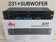 EQUALIZER DBX 231+SUBWOOFER/EQUALISER DBX 231 SUBWOOFER