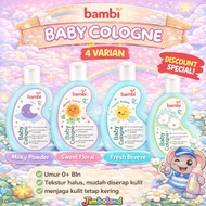 Bambi Baby Cologne Sweet Floral 100ml | Aromhatherapy | Baby Perfume for Normal to Sensitive Skin