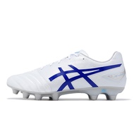 Asics Football Boots DS Light Advance 2E Wide Last White Blue Rubber Spikes Men's Shoes 1103A098100