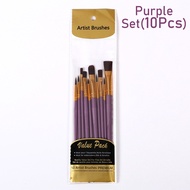 10Pcs/Set Kuas Lukis / Set Kuas Melukis Cat Air Untuk Melukis Dengan Cat Air Cat Akrilik Cat Minyak