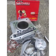 ▦ ✧ Mutarru Pitsbike Steel Cylinder Block Borekit 62mm stock standard size R150 Raider 150 carb typ