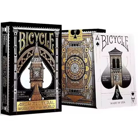 Bicycle Architectural Wonders of the World Playing Cards Deck Poker Size Card Games Hobby & Collecti