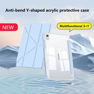 Transprent Acrylic Y-Folding Stand Case For Huawei MatePad 11.5 TXZ-W09 SLG-W50 2025 11.5 S Air 11.5