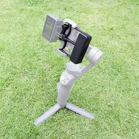 Gimbal Switch Mount Plate for DJI Osmo Mobile 6 OM 5 4 3 Handheld Stabilizer for GoPro 12 11 10 9 8 
