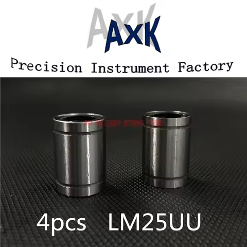 Linear Rail AXK Cnc Router Parts 4pcs/lot Lm25uu 25mm Linear Ball Bearing Bush Bushing 25x40x59mm Fo