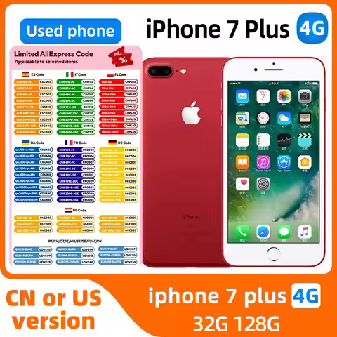 Apple iPhone 7 Plus 4G LTE Retina HD 1920x1080px 5.5inch CPU Apple A10+M10 coprocessor 12MP camera 2