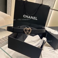 👏Chanel雙C愛心皮帶3.0cm 全實拍🆕全套禮盒 belt 腰帶 免運費 包郵 Carousell官方💎紫鑽商店認證