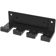 MMB Vertical Olympic Barbell Holder - 3 Bars Wall Mounted Barbell Storage Rack (Black)