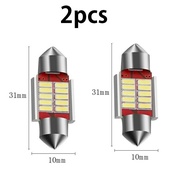 31mm Dome Light 12SMD CANBUS Car Interior Bulbs c5w 2pcs Led Festoon