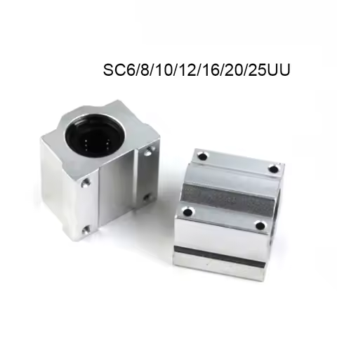1-4pcs SC6UU SC8UU SC10UU SC12UU SC16UU SC20UU SC25UU SC30 Linear Motion Slide Block for Linear Shaf