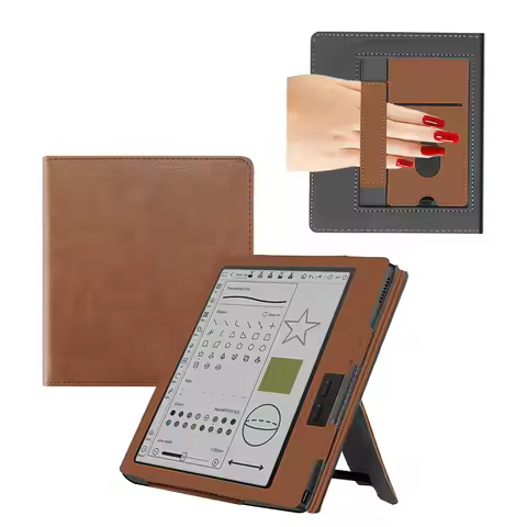 Case for 7' Onyx Boox Go 7 B/W & Go 7 Color (Gen I/II, 2025/2024) & Boox Page | Built-in Foldable St