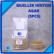 Mueller-Hinton>gq)Agar{V$Sterile>AA)Media}Lb)MHA}mb)Petri}wo)Dish}n)-}q)5pc Standard Mueller Hinton