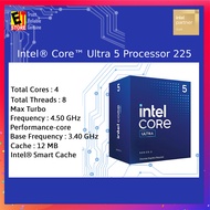 Intel Core Ultra 5 Processor 225 (10 Core/10 Threads/20 MB Cache) Desktop Processo