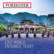 Lost World of Tambun Entrance ticket included HotSpring Night Park for Foreigner