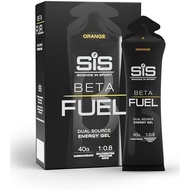 Science in Sport Beta Fuel Dual  Gel 6 x 60ml Orange – High-Energy Carbohydrate Gel with 40g of carb