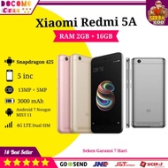 Terlaris PROMO HP Handphone Xiaomi Xiomi Redmi 5a 4G RAM 2/16 Second