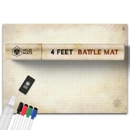Melee Mats DND Map Starter Kit for Dungeons & Dragons Game - 35” x 48", Wet/Dry Erase Battle Terrain