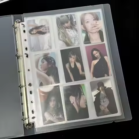 9 Grids Photocard Holder Large Capacity Photo Albums Photo Card Supplies Trading Card Storage Case B