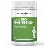 Healthy Care Super Bio Magnesium 100 Capsules ** 09/2028 **