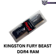 (READY STOCK) KINGSTON FURY BEAST 16GB 3200MHZ DDR4 RAM