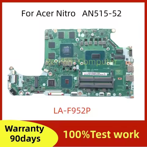 DH5VF LA-F952P For Acer Nitro AN515 AN515-52 Laptop Motherboard I7-8750H GTX1050 4GB/ I5-8300H GTX10