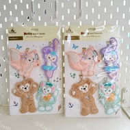 Duffy and Friends Patch Keychain Set (4 Pieces) From Hong Kong Disneyland