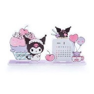 Japan Sanrio - Kuromi 日版 2021 立體造型 亞克力 座檯 年曆 桌上 擺設 月曆 日曆 酷洛米 庫洛米 可羅米 (日本假期)