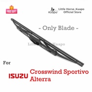 ISUZU Alterra Crosswind Sportivo Rear Wiper Blade for CW Sporty Car Back Window Wipers (Rubber+Frame
