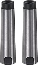 HARFINGTON 2PCS Morse Taper Adapter MT2-MT1 74mm Accuracy 0.02mm High-Carbon Steel Drill Sleeve Redu