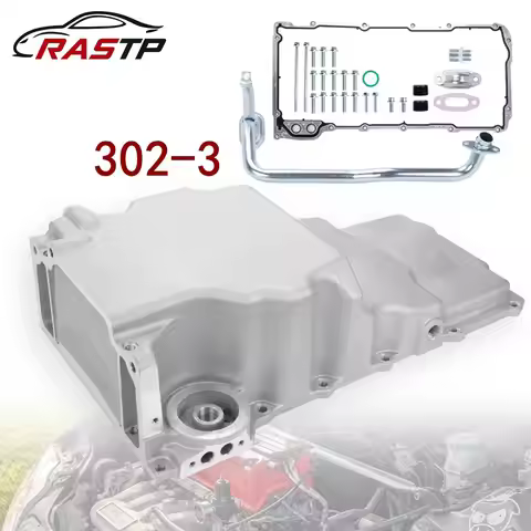 RASTP-302-3 Retrofit Engine Oil Pans Aluminum for LS1 LS2 LS3 LS6 4.8L 5.3L 6.0L 6.2L for Chevy/Cama