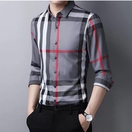 Áo sơ mi kẻ sọc thời trang nam cao cấp phong cách nam tính 3 màu trẻ trung basic 98WEAR