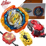 Laike Spinning Tops Single Metal Spinning Tops B181 Cyclone Ragnaruk with DB B184 LR Launcher Beylau