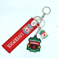 พวงกุญแจ PVC จี้รูปฟุตบอล Liverpool Arsenal Real Madrid Atletico Juventus Paris แบบสองด้าน