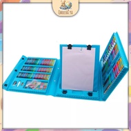 Kids Painting Pen Colour Crayon Marker Pencil Drawing Art Set 208 pcs color Pensel warna 86/150/168/