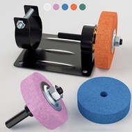 ✓❈Mini belt grinder 9.9 grinder Bench grinder small household grinder grinding wheel superfine sand