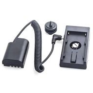FOTGA NP-F970 V Lock Power Adapter Dummy  Plate +DMW-DCC12 DC Couple for Panasonic GH3 GH4 GH5