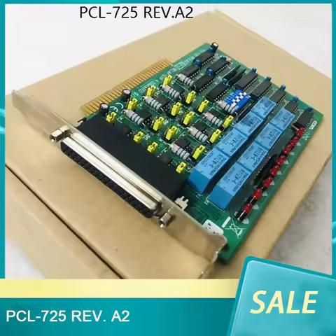 PCL-725 REV. A2 02-2 Data Acquisition Card ISA Bus 8-way Relay Output I / O Card