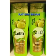 Vatika 400ml Olive &amp; Henna Nourish and Protect Shampoo With Nourishing Vatika Oil Readystock