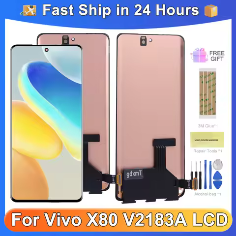 AMOLED For VIVO X80 For vivo X80 6.78''V2183A V2144 LCD Display Touch Screen Digitizer Assembly Repl