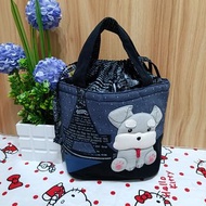 💐現貨💐全新 正版 KIRO貓 拼布包 布包 手提包 便當袋 小圓包 小圓袋 小包 雪納瑞系列